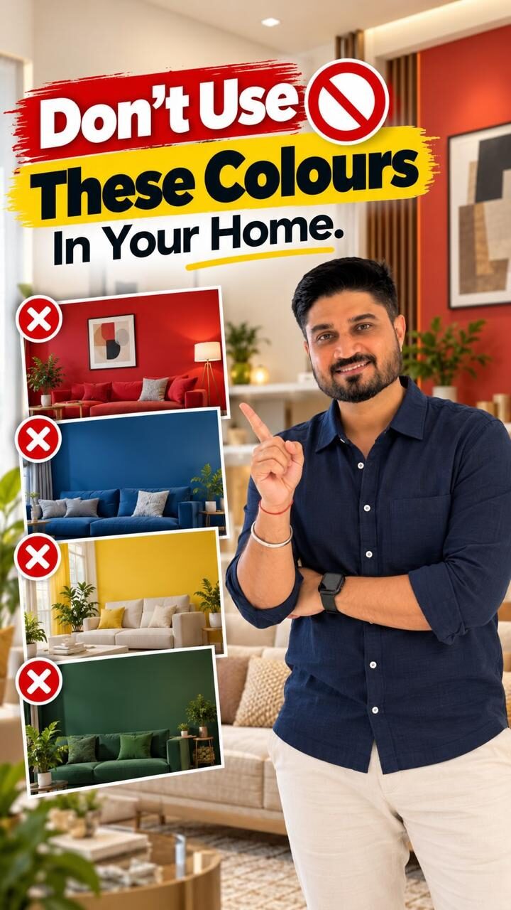 Colours to avoid in your home